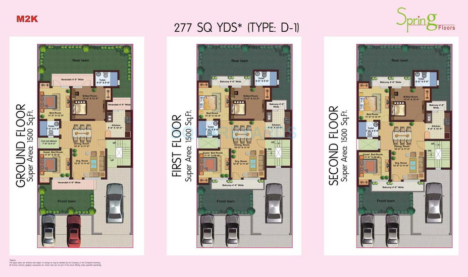 M2K Spring Floors Apartment for Sale in Sector 50, Gurgaon